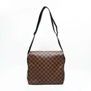 Louis Vuitton Shoulder Damier Naviglio Brown Bag